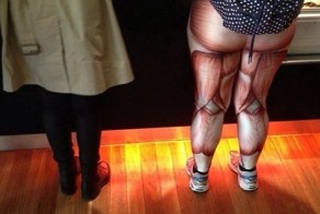 Лосины на девушках