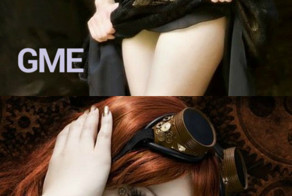 Изящный стимпанк-косплей