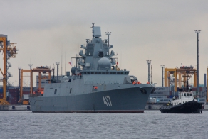 Первый фрегат проекта 22350 начал ходовые испытания