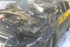 Фокус в воздухе с участием оврага