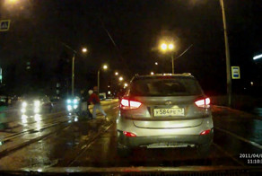 Столкновение с трамваем