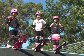 6-летние скейтбордистки покорили интернет 