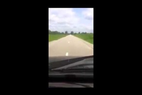 Разметка дороги где-то в России