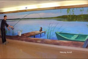 Трехмерный стрит-арт Николая Арндта