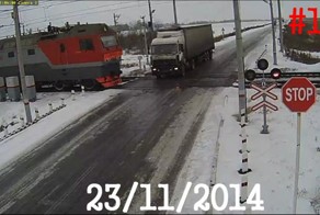 Подборка аварий и ДТП от Konstantin за 23.11.2014