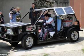 Самодельный электромобиль из Китая (5 фото)