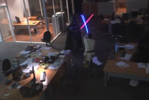 Веселый розыгрыш в духе Star Wars