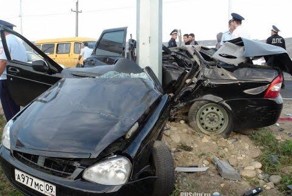 Подборка аварий и ДТП от Леонид за 24.11.2014