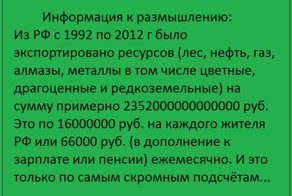 Немного экономики РФ