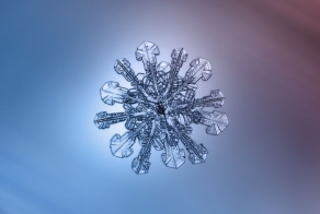 Как фотографировать снежинки