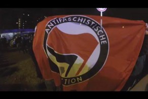 Антифашистский митинг в Берлине