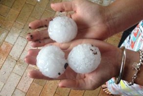 Шторм и град в Брисбене, Австралия!