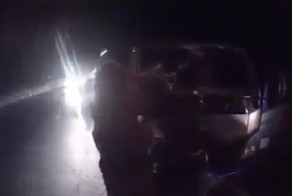 Ужасная смерть на трассе Индонезии