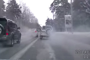 Авария дня 1756.  ДТП в Новосибирске