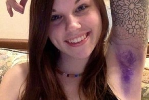 Небритые цветные подмышки стали новым модным трендом