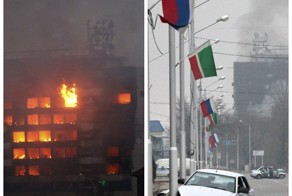 Теракт в Грозном: боевики убили полицейских, захвачен Дом печати 