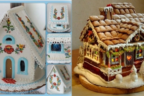 Рождественские домики из пряников 