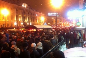 Световое шоу в Питере