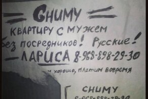 Тетка ищет квартиру с мужем!