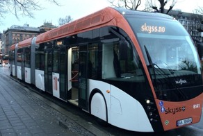 На этом теперь ездят в Бергене