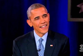 Президент Барак Обама в передаче The Colbert Report