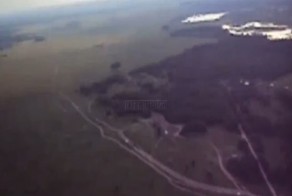 Парашютистка сгорела при падении на ЛЭП