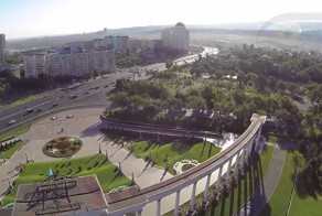 Алма-Ата с высоты птичьего полёта