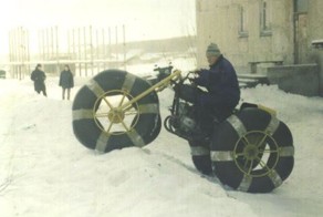 Заносы на снегу  