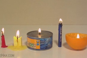 5 способов изготовления свечей из подручных материалов
