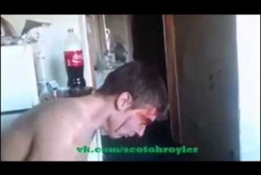 Как разбить тарелку на голове