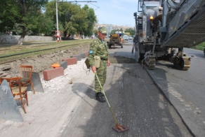 Сапер на дороге в Ульяновске
