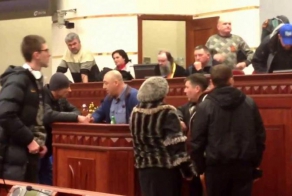 Украина. Семен Семенченко. Балувана Галя