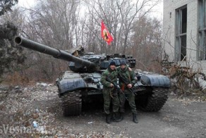 Танк ДНР испугал 4 батальона сил «АТО» и части 17-й т.б нацистов