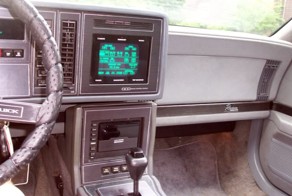 Первый автомобиль с сенсорным экраном