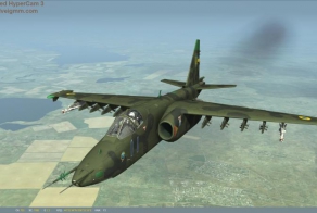 Сбитый Боинг 777 съёмка из кабины Су-25 