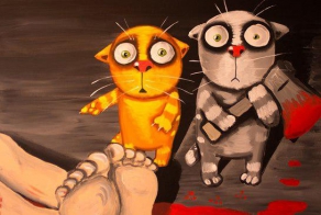 Загадочные коты Васи Ложкина