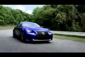 2015 Lexus RC F в движении