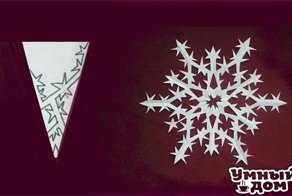 Мастерим элегантные снежинки