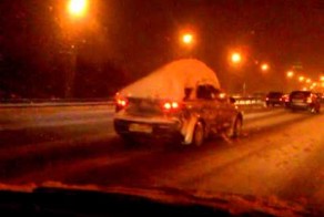 Снег на крыше