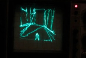 Quake запустили на осциллоскопе