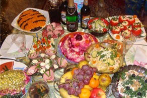 Что едят и пьют на Новый год в разных странах