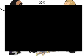 Обама на прогулке со своими собаками неожиданно встретил Путина