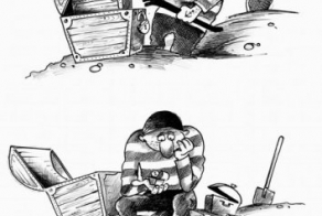 Пост ч.б. рисунков