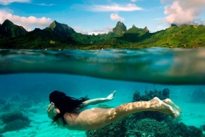 10 уникальных полуподводных фотографий