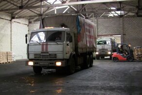 Первый в новом году российский гуманитарный конвой отправился в Донбас