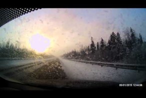 Занесло. Объездная Тосно