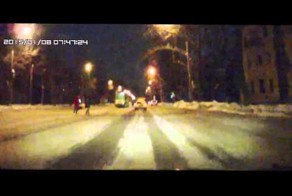 Чуть не забежала под колеса