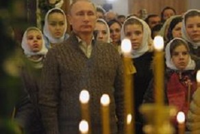 Путин поздравил россиян с Рождеством