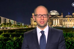 Яценюк на первом канале Германии