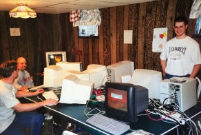 Вечеринка Quake II в 1998 году